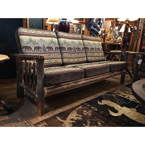 Sofa w/Hickory Arms