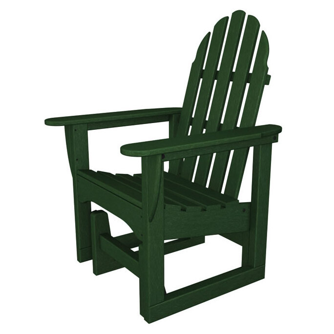 Classic Adirondack Glider Chair