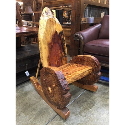 Ghost Beech Wood Rocking Chair