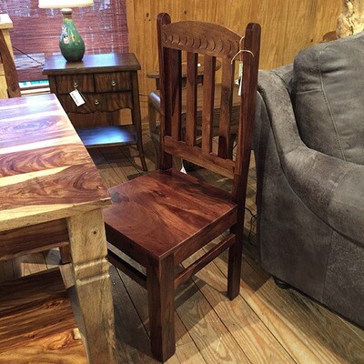 Dining Chair Rosewood with Walnut Finish