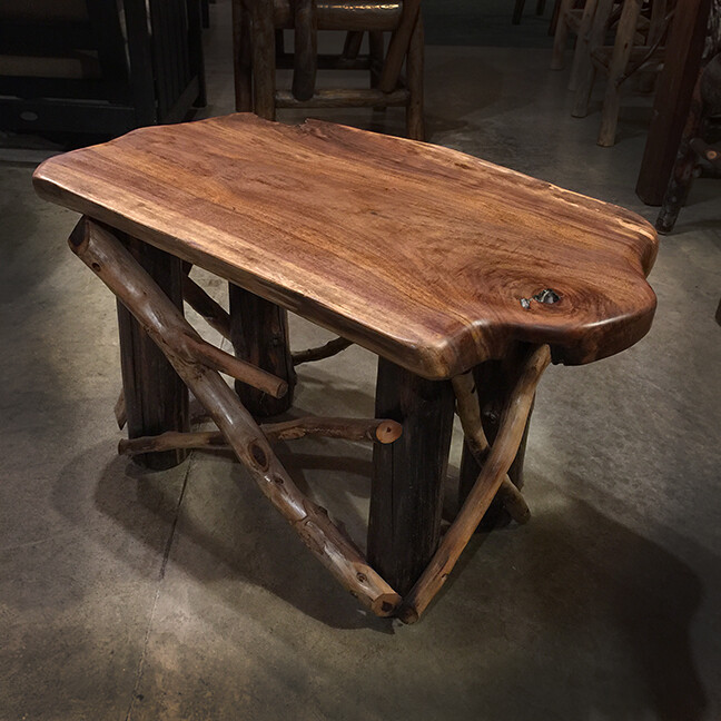 Live Edge Slab Coffee Table
