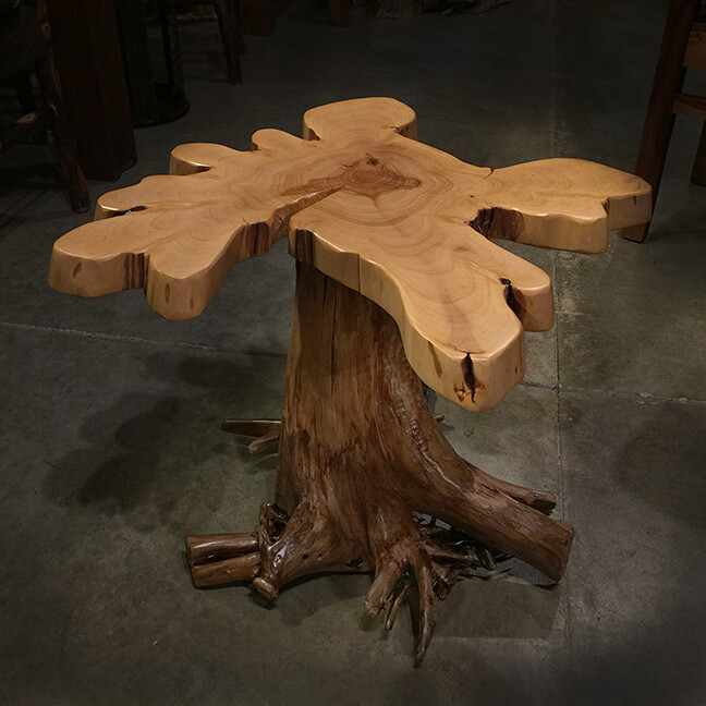 White Cedar Stump, Spruce Top