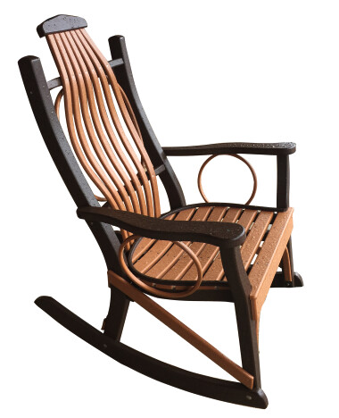 Hickory Porch Rocker (83)
