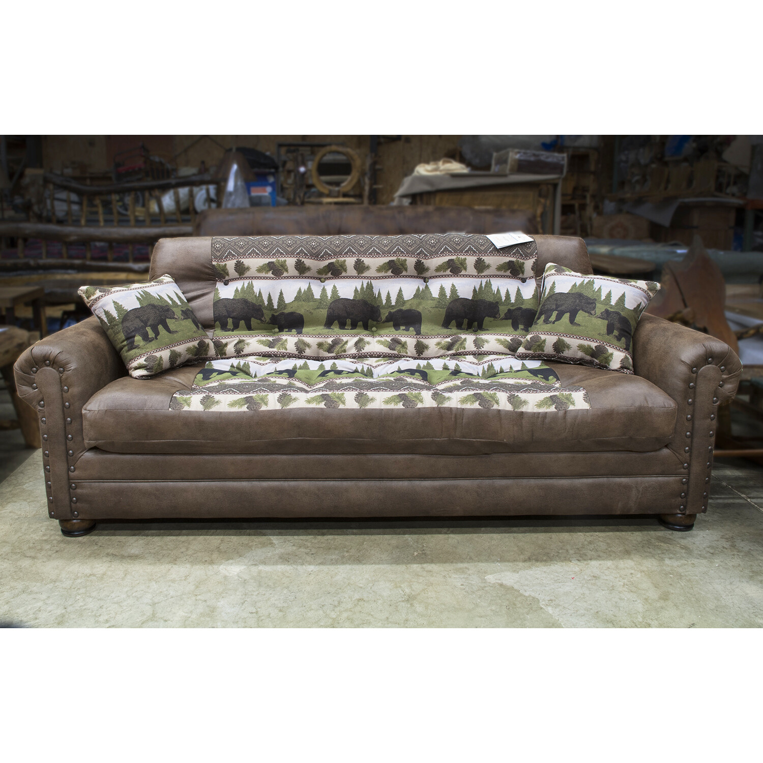 Upholstered Lounger Sofa