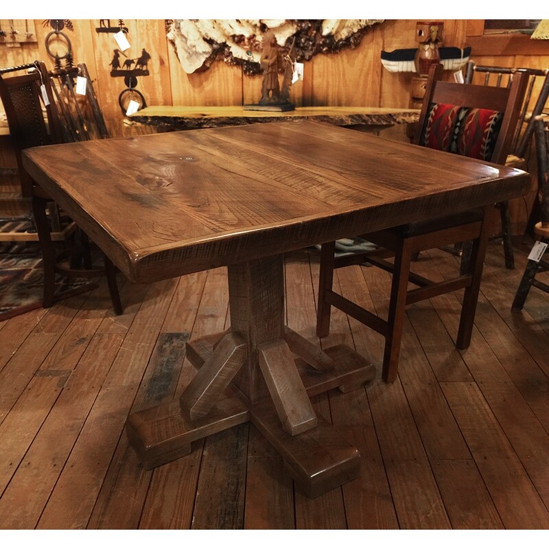 Reclaimed Barnwood Pub Height Table