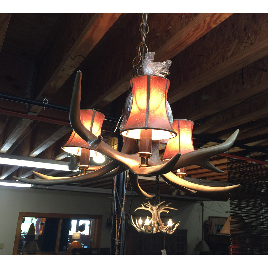 Whitetail Faux Antler Chandelier