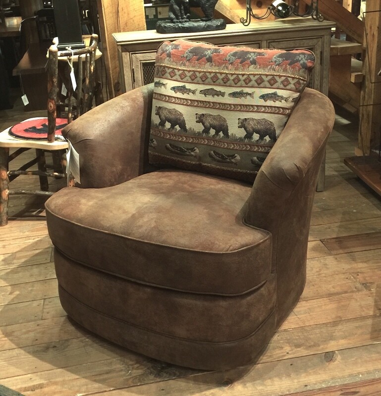Barrel Chair Swivel Glider w/Future Cell Foam Upgrade