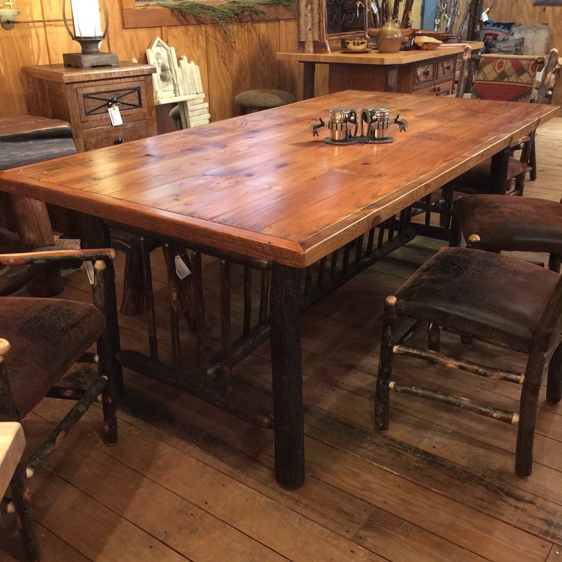 Old Yellowstone Original Spindle 7' Dining Table 31 x 84 x 42