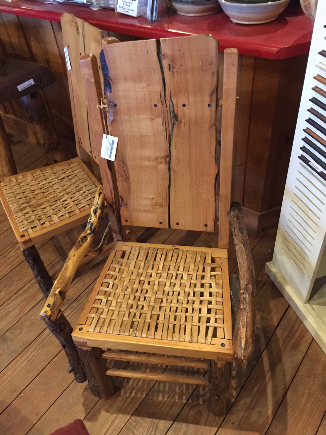 Arm Chair Locust and Poplar Splints 