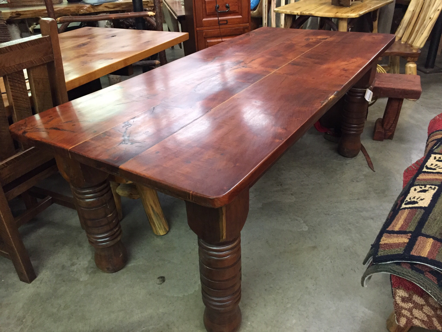 Old Mesquite Dining Table 