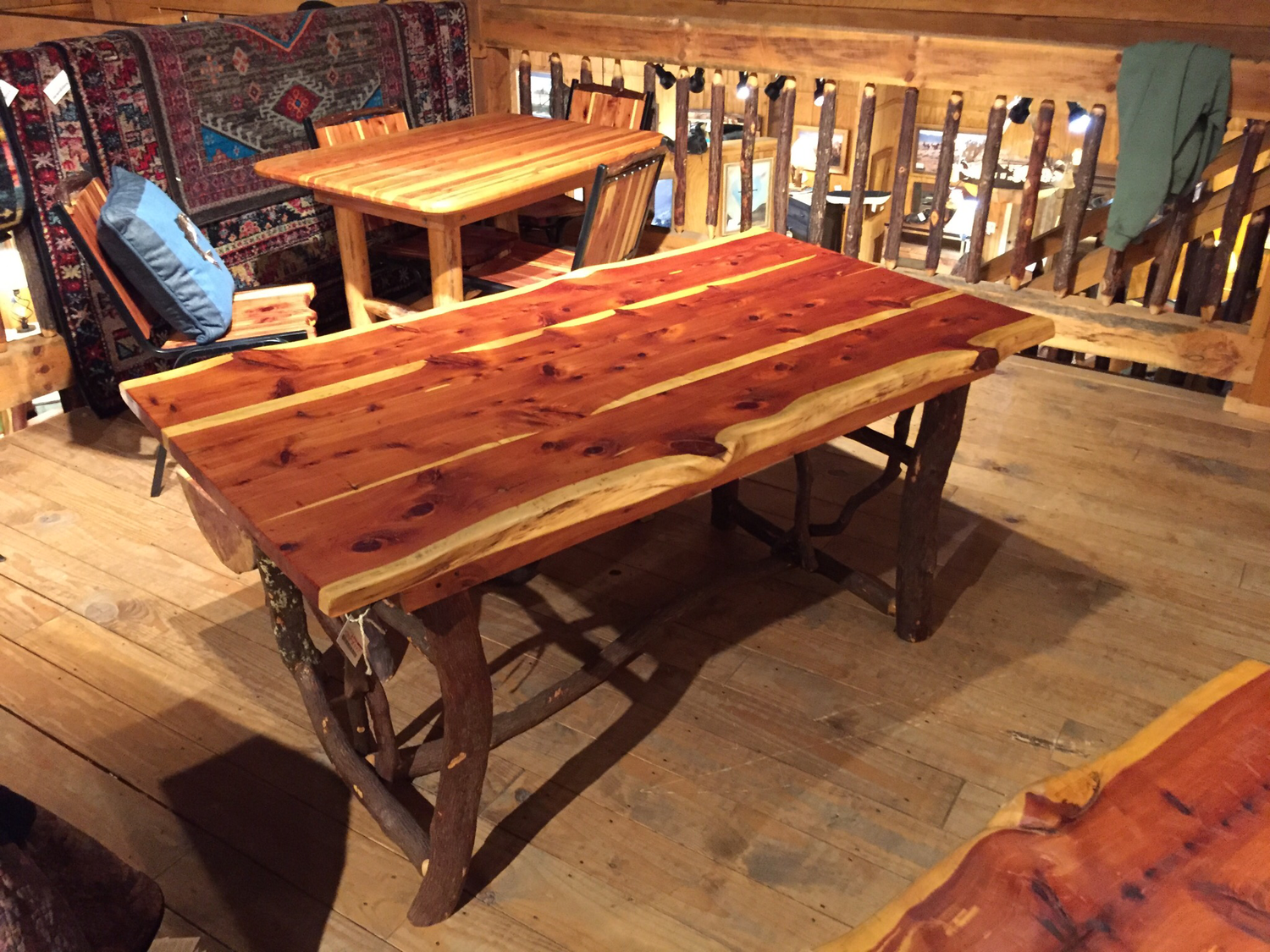 Cedar Table with Chairs