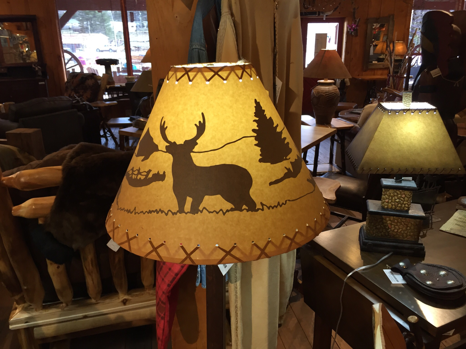 18" Deer Lamp Shade