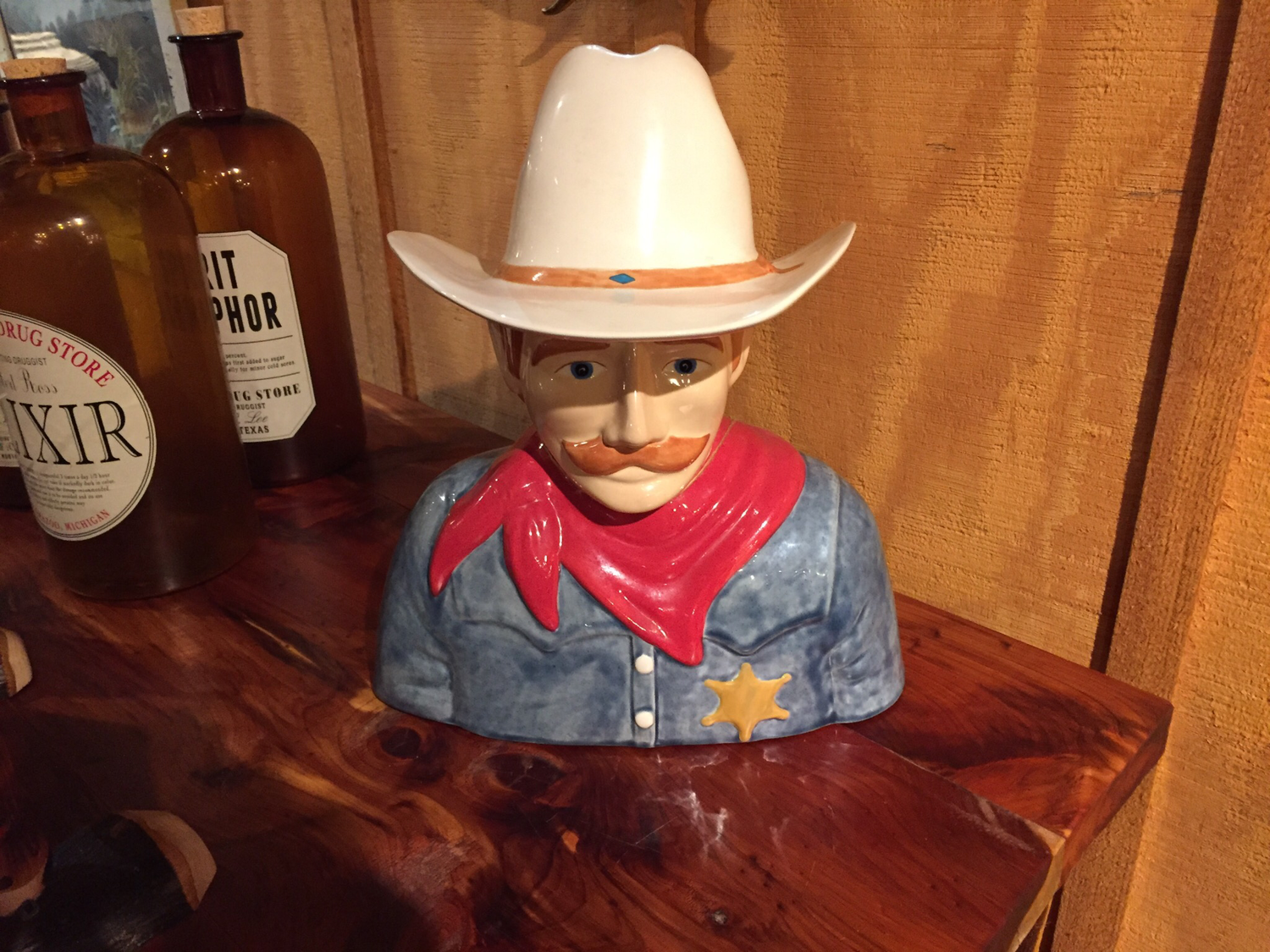 Cowboy Cookie Jar