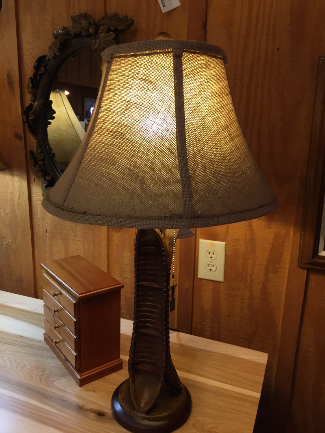30"H Canoe Table Lamp