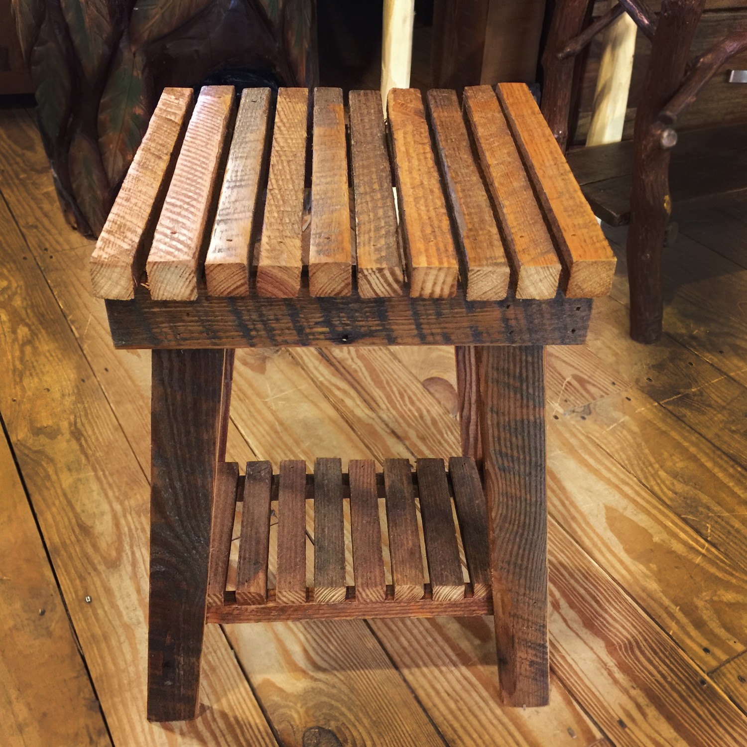 Tobacco Stick End Table