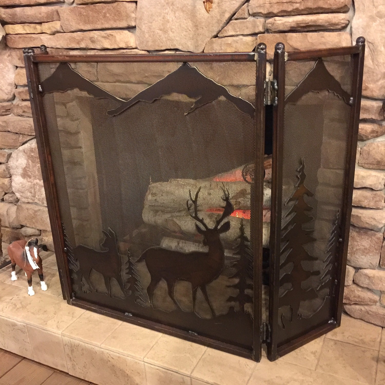 Fireplace Screen (Deer)