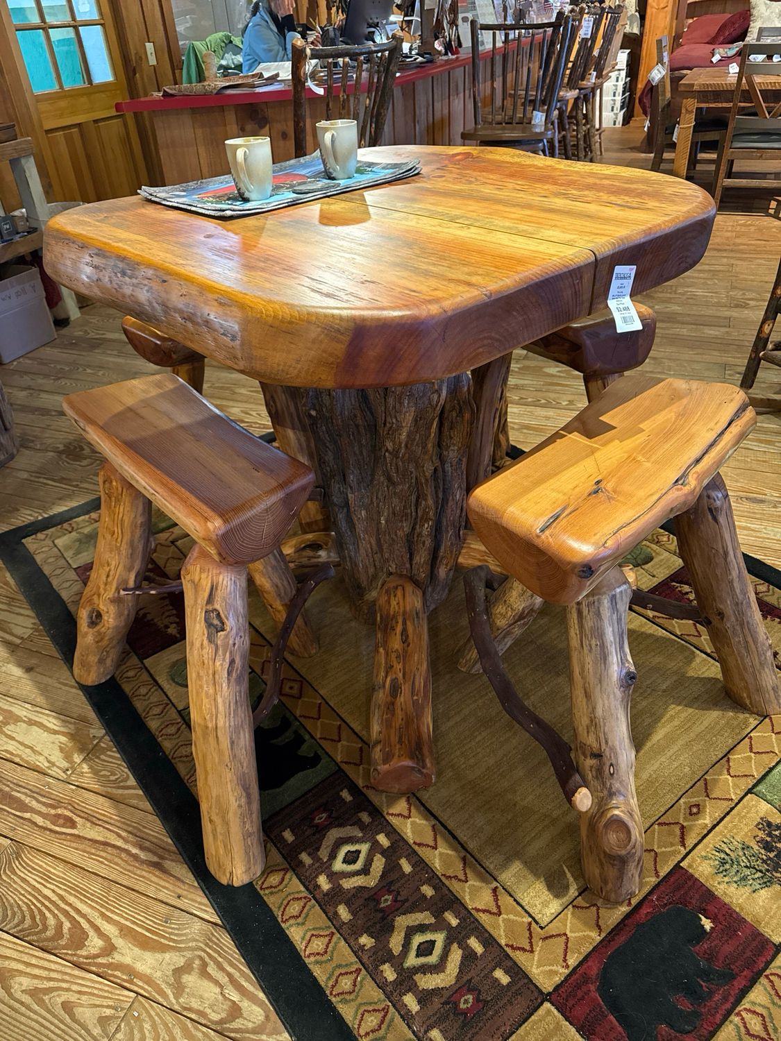 Locust Base Slab Pub Table