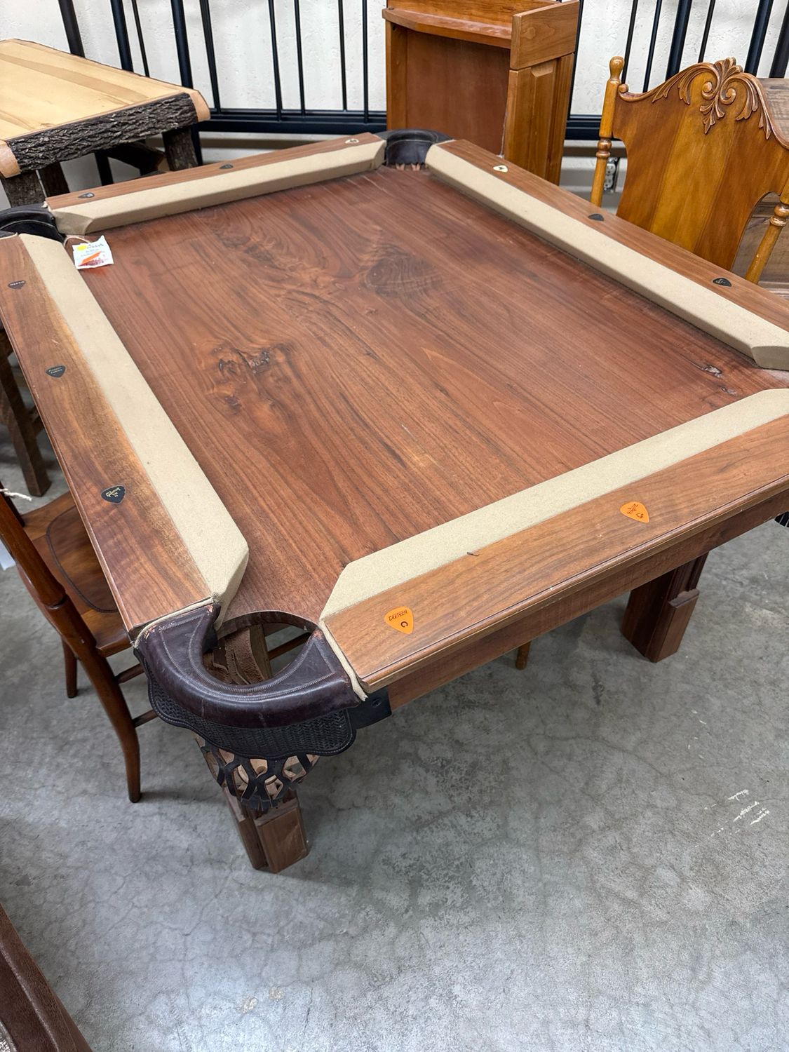 Reclaimed Pool Table Walnut