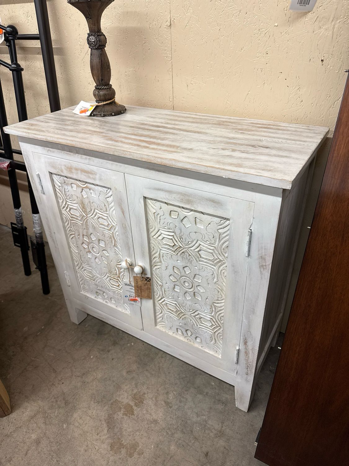 Wheather White Accent Chest