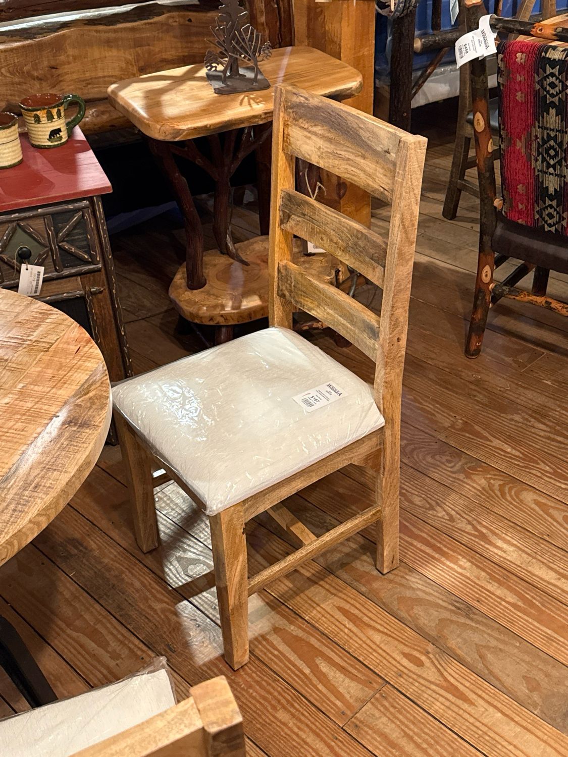 Mango Chair W/upholstered Seat