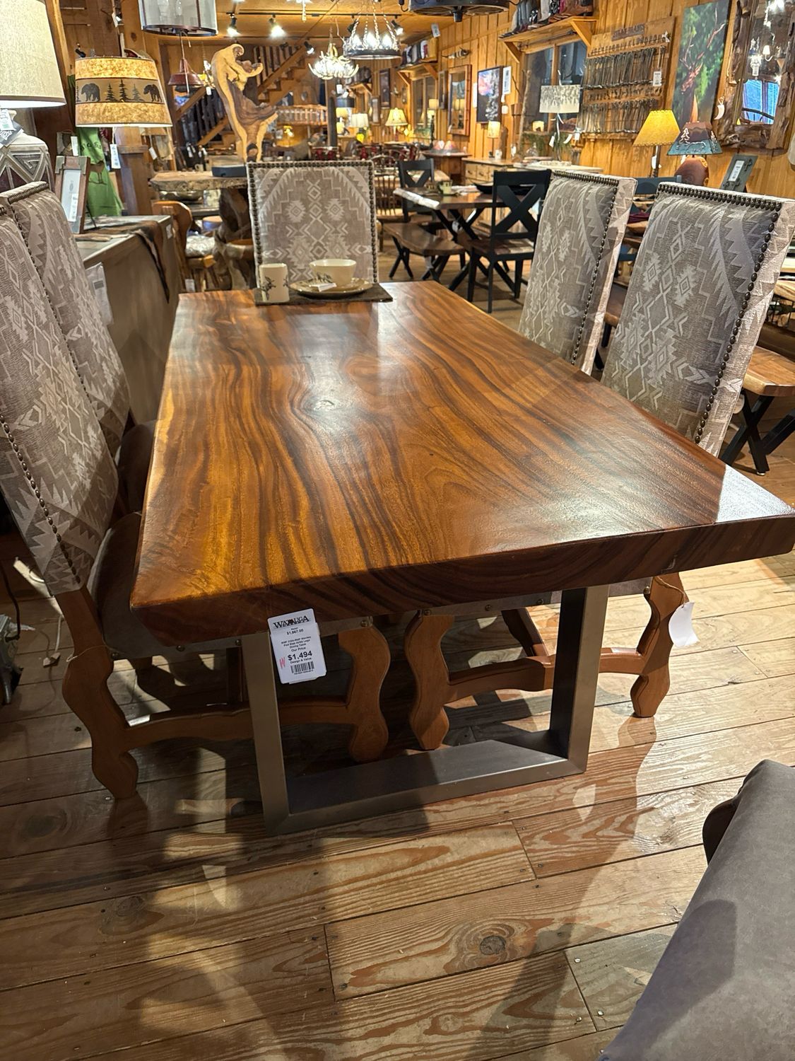 Monkey Pod Slab Table