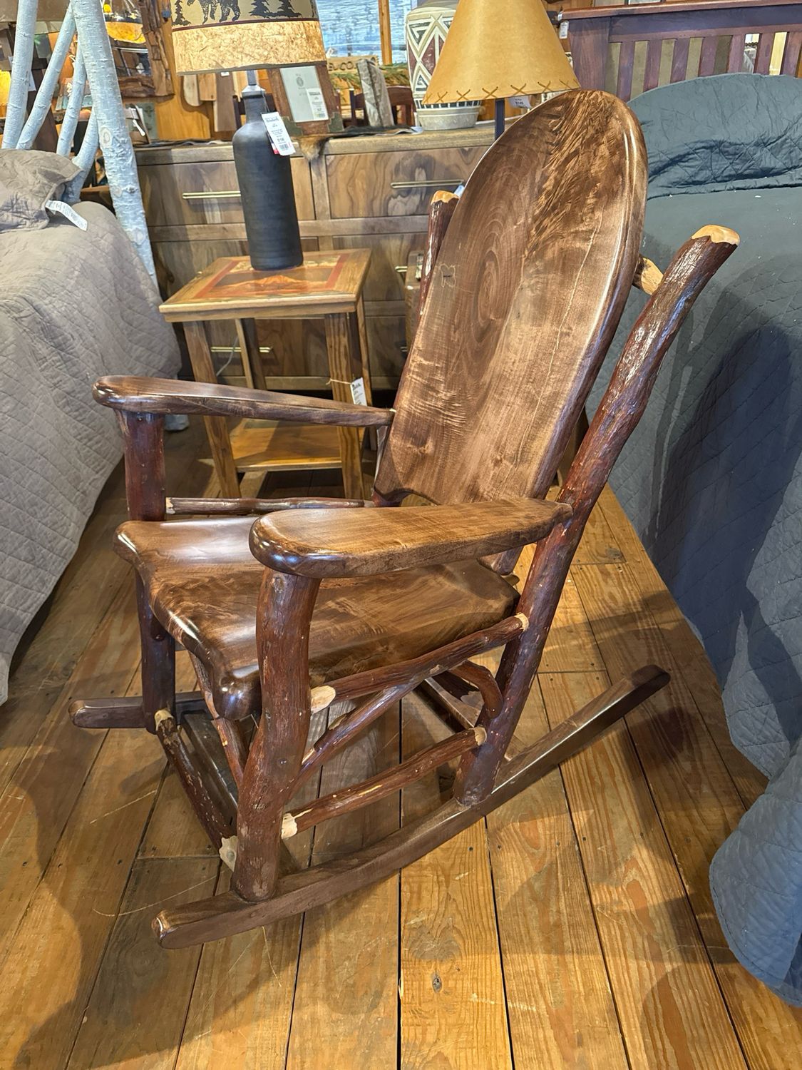Mountain Laurel Maple And Walnut Rocker