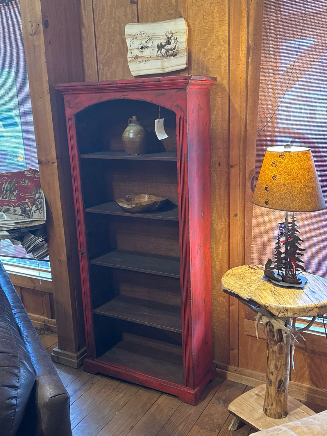 Red Bookshelf