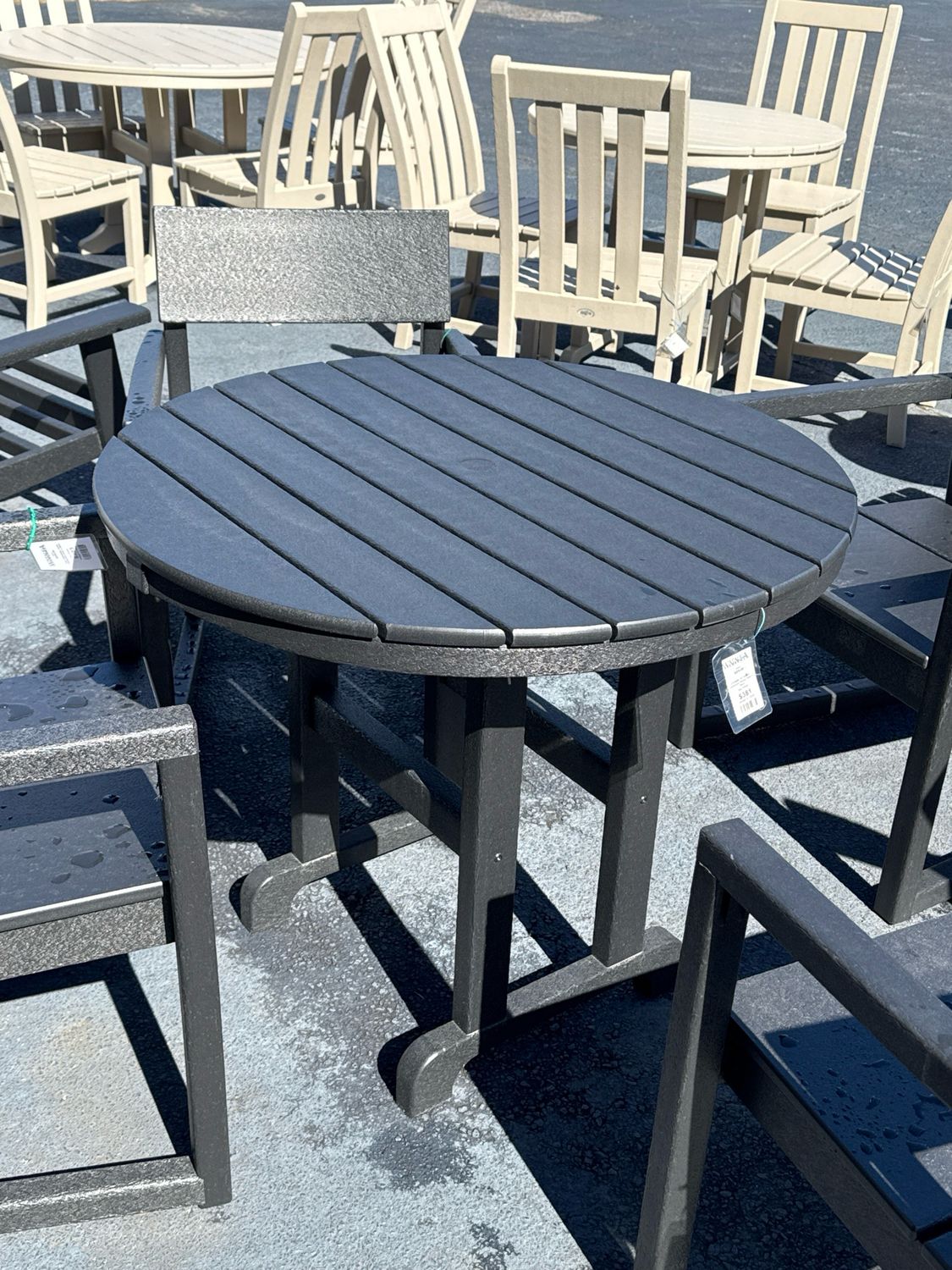 Farm House Dining Table Black