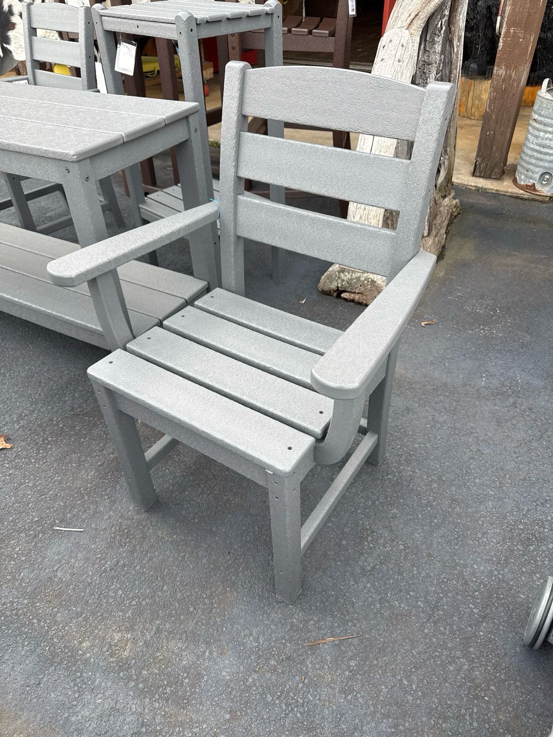 Lakeside Dining Arm Chair Slate Gray