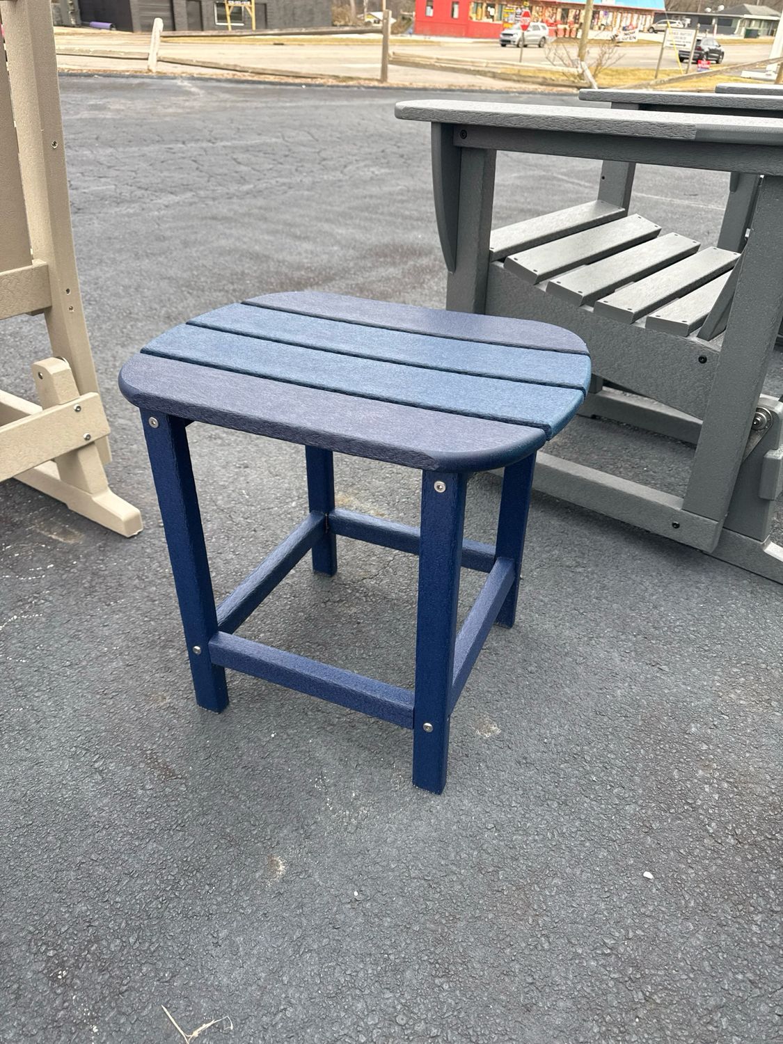 South Beach 18” Side Table Navy