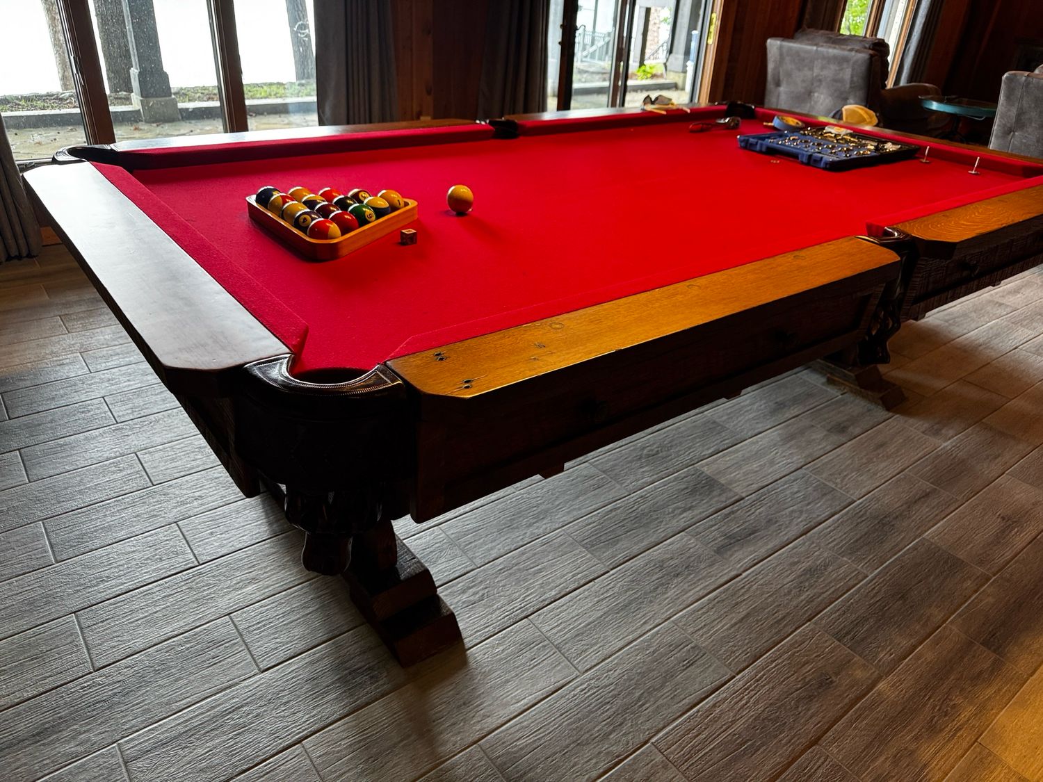 Rustic Pool Table