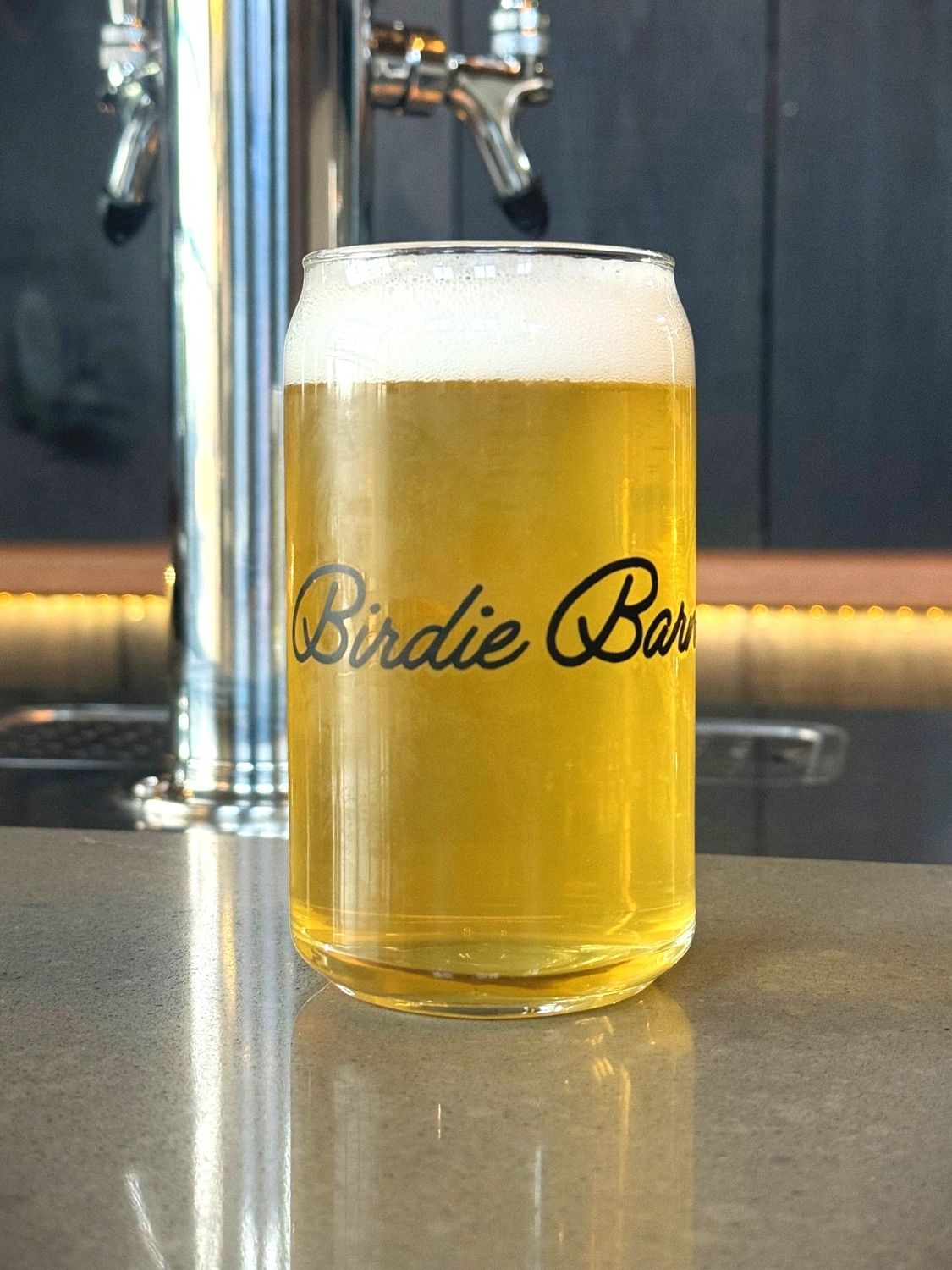 Birdie Barn Beer Glass