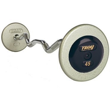 TROY Pro Style Barbell – Hammer-tone Gray