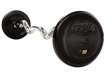 Troy Pro Style Rubber Encased Fixed Barbell