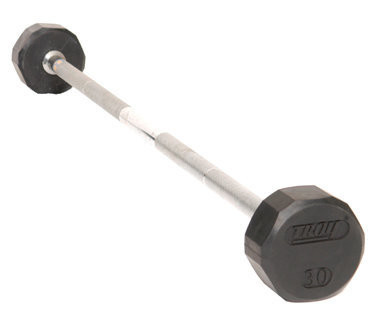 TROY Rubber Straight Barbells