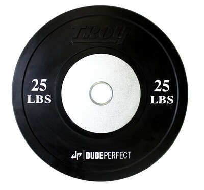 Troy Barbell Competition Bumper Plates - Black (Custom Logo)