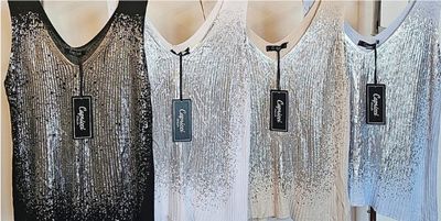 Blusa Spritz hilo frío estampa silver