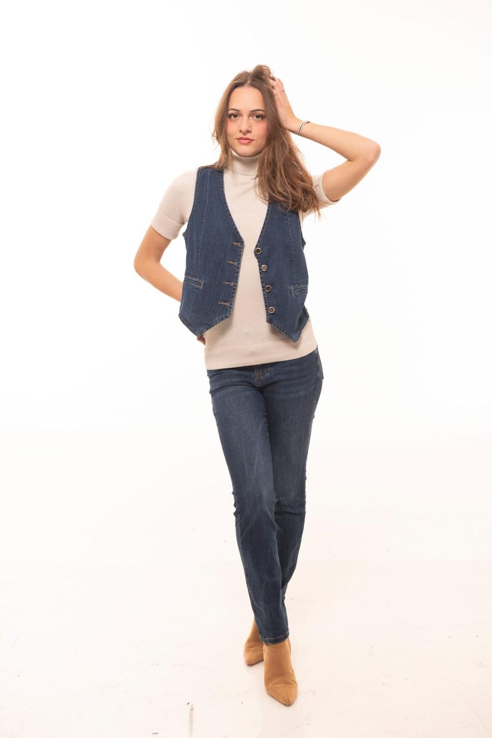 Chaleco trendy elastizado