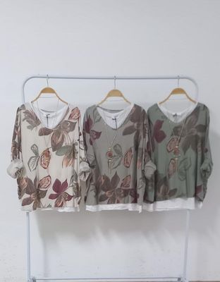 sweter en hilo de algodón