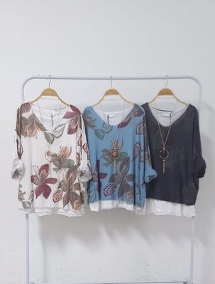 sweter en hilo de algodón