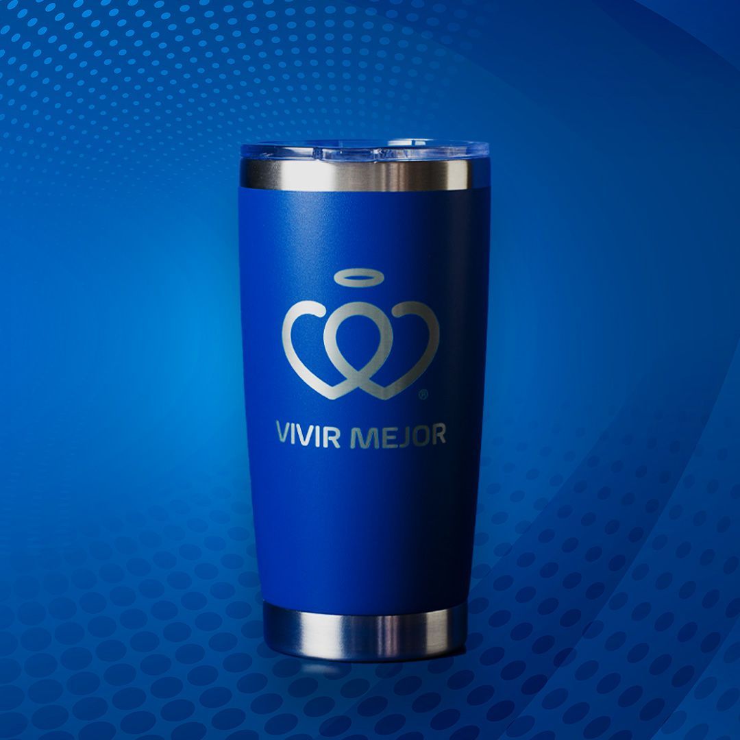 Termo Azul Vivir Mejor