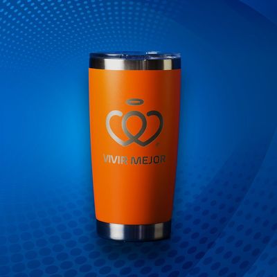Termo Naranja Vivir Mejor