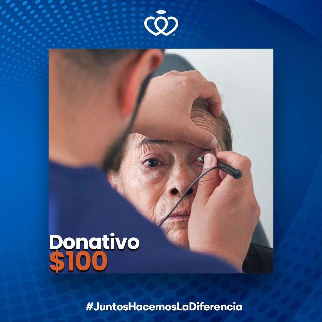 Donativo de 100  pesos o más