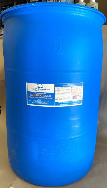 Ceramic Gold Aircraft Wash Soap 55 Gallon Drum