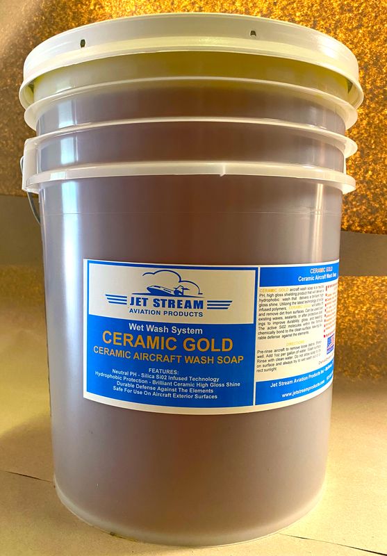 Ceramic Gold Aircraft Wash Soap 5 Gallon Pail
