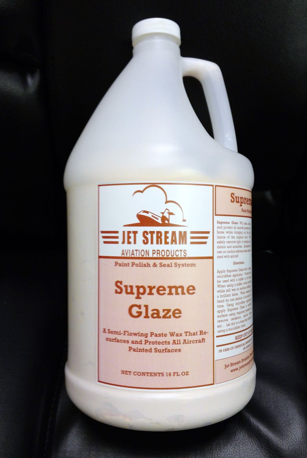 Supreme Glaze Aircraft Paste Cleaner Wax 1 Gallon