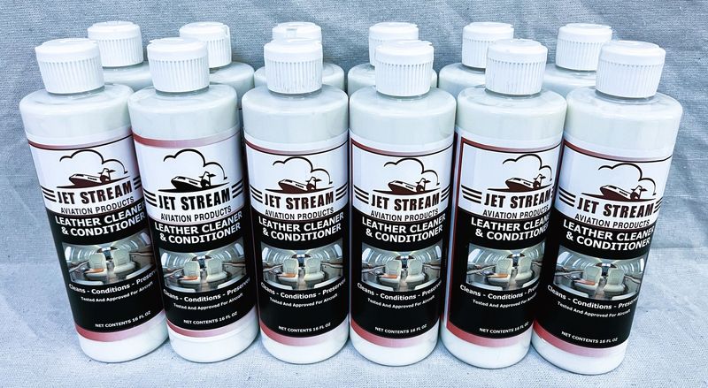 Aircraft Leather Cleaner & Conditioner Case 12 - 16oz Bottles