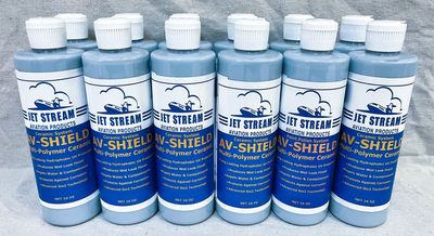 Av-Shield Multi-Polymer Ceramic Aircraft Cream Polish Case 12 - 16oz Bottles