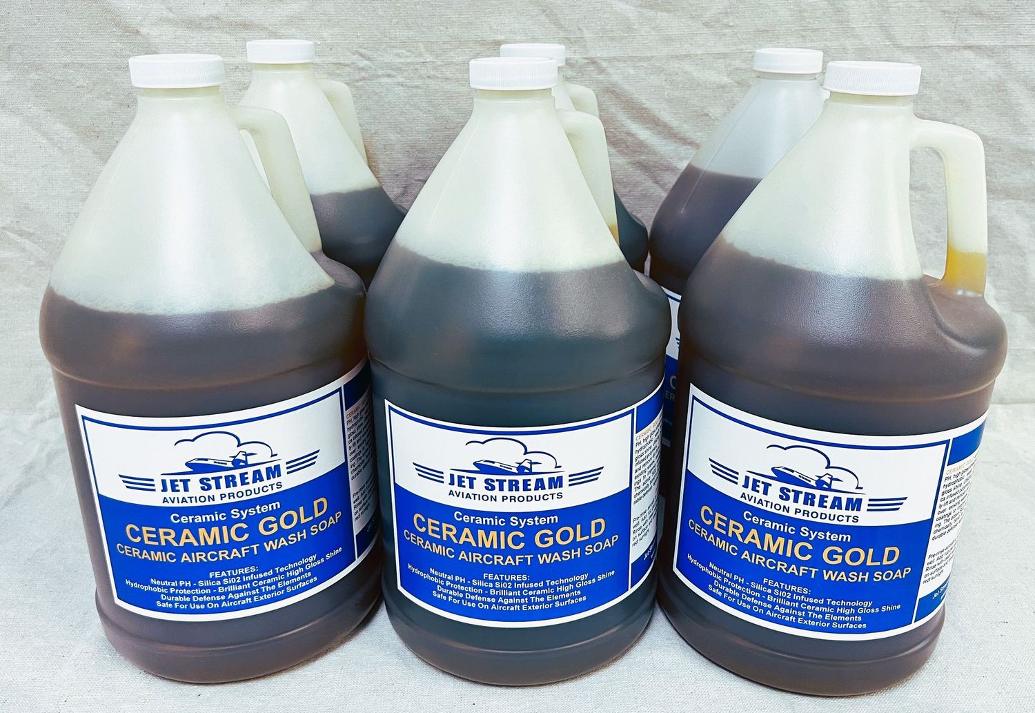 Ceramic Gold Aircraft Wash Soap 6 Gallon Case
