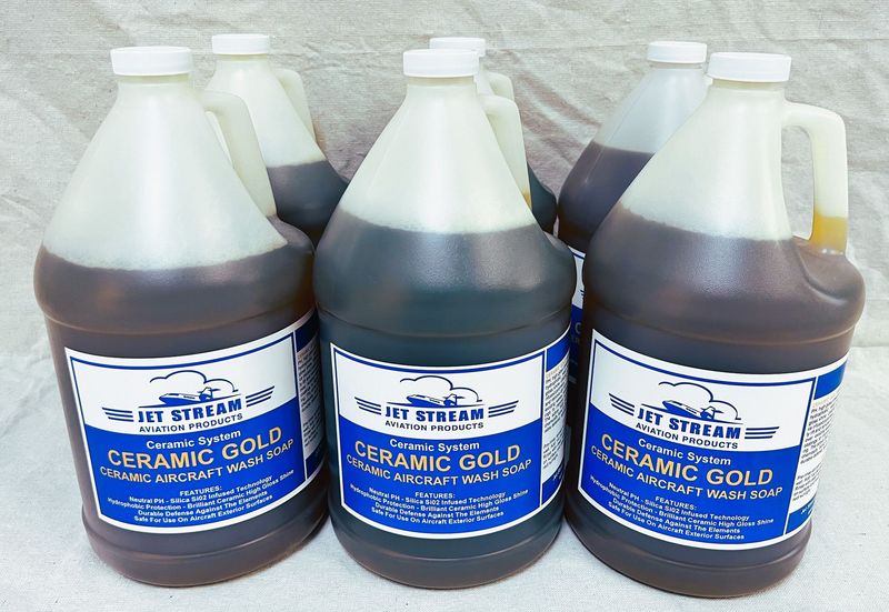 Ceramic Gold Aircraft Wash Soap 6 Gallon Case
